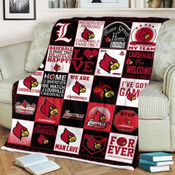 NCAA Louisville Cardinals Collection Fleece Blanket