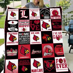 Alternative view of NCAA Louisville Cardinals Collection Fleece Blanket