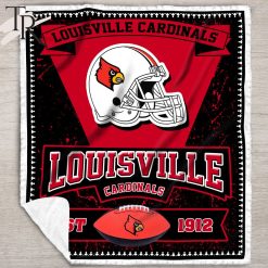 Alternative view of NCAA Louisville Cardinals EST 1912 Fleece Blanket