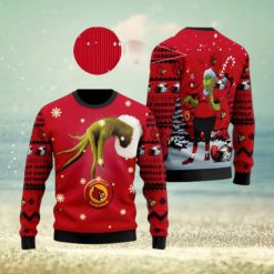 NCAA Louisville Cardinals Grinch Ugly Christmas Sweater