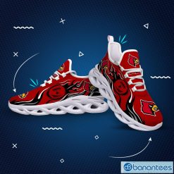 Alternative view of NCAA Louisville Cardinals Logo Fireball Max Soul Shoes