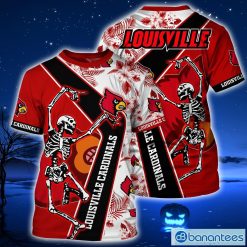 NCAA Louisville Cardinals Skull Dancing T-Shirt