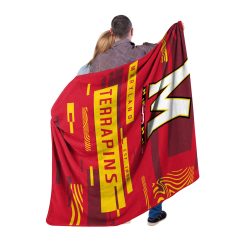 Alternative view of NCAA Maryland Terrapins EST 1856 Fleece Blanket