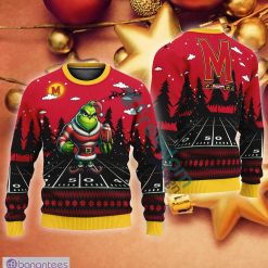 NCAA Maryland Terrapins Play Grinch Ugly Christmas Sweater