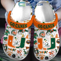 NCAA Miami Hurricanes Go Canes Crocs