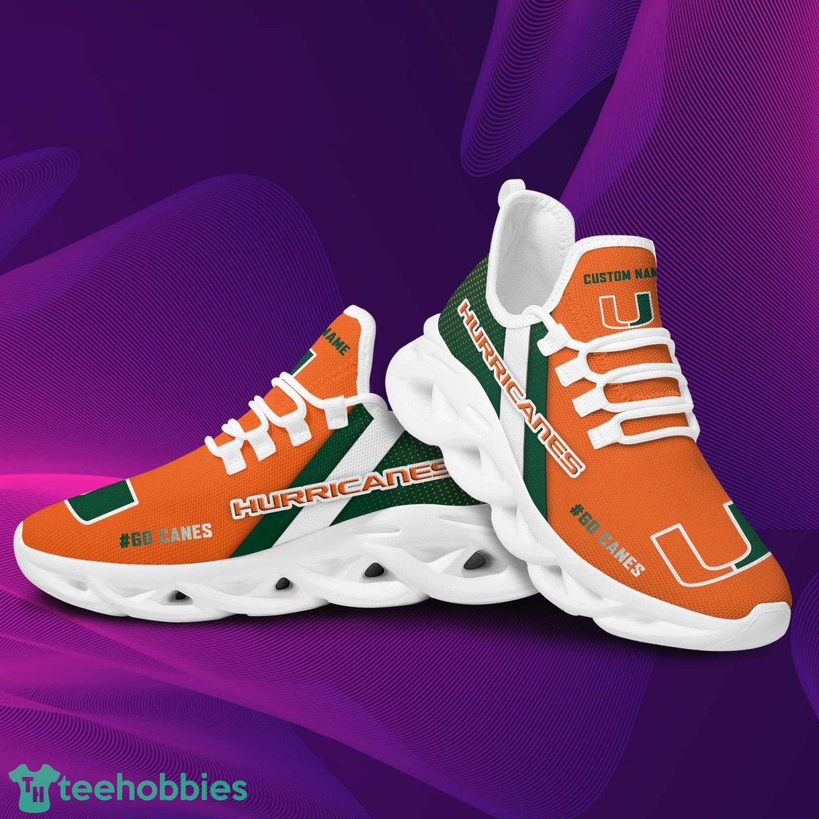 NCAA Miami Hurricanes Go Canes Max Soul Shoes - Image 3