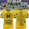 NCAA Michigan Wolverines 2023 Champions Gold Design T-Shirt