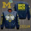 NCAA Michigan Wolverines Back 2 Back Big Ten Champions Bomber Jacket