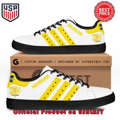 Alternative view of NCAA Michigan Wolverines Back Back Back Stan Smith Shoes