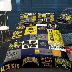 NCAA Michigan Wolverines Big House Bedding Set