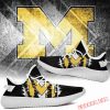 NCAA Michigan Wolverines Black Sport Yeezy Boost Sneakers