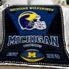 NCAA Michigan Wolverines EST 1879 Fleece Blanket