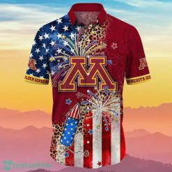 Alternative view of NCAA Minnesota Golden Gophers 4th Of July Independence Day Hawaiian Shirt