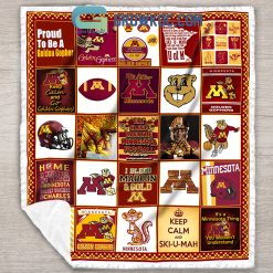 NCAA Minnesota Golden Gophers Collection Fleece Blanket
