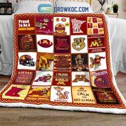 Alternative view of NCAA Minnesota Golden Gophers Collection Fleece Blanket