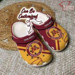 NCAA Minnesota Golden Gophers Custom Name Logo Crocs