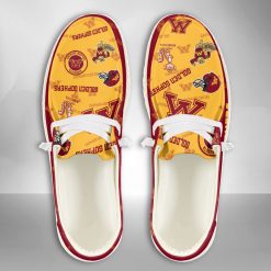 NCAA Minnesota Golden Gophers Custom Name Logo Hey Dude Shoes
