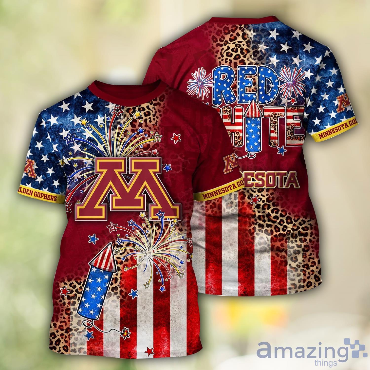 NCAA Minnesota Golden Gophers Independence Day T-Shirt