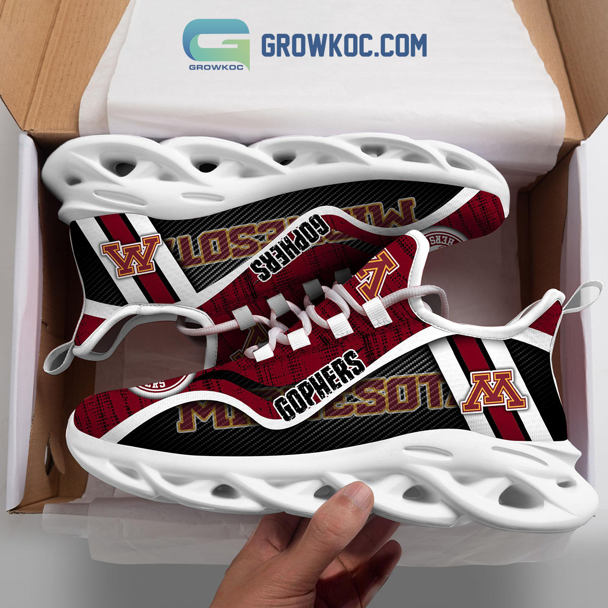 NCAA Minnesota Golden Gophers New Style Max Soul Shoes