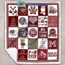 NCAA Mississippi State Bulldogs Collection Fleece Blanket