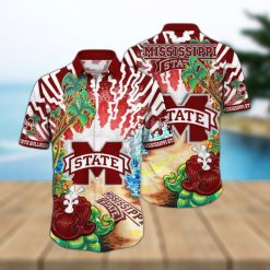 NCAA Mississippi State Bulldogs Colorful Aloha Hawaiian Shirt