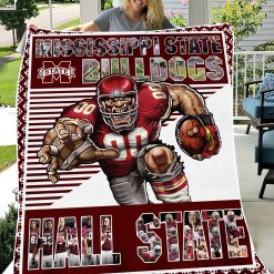 NCAA Mississippi State Bulldogs Hall State Fleece Blanket