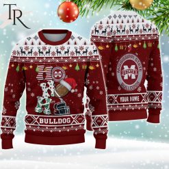 NCAA Mississippi State Bulldogs HO HO HO Ugly Christmas Sweater