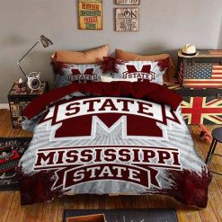 NCAA Mississippi State Bulldogs Logo Bedding Set
