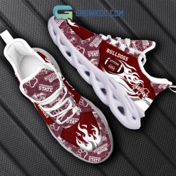NCAA Mississippi State Bulldogs Logo Pattern Max Soul Shoes