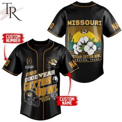 NCAA Missouri Tigers Custom Name Number 2023 Goodyear Cotton Bowl Baseball Jersey