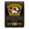 NCAA Missouri Tigers EST 1890 Fleece Blanket