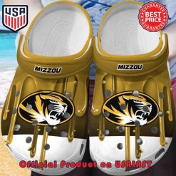 NCAA Missouri Tigers Melting Paint Crocs