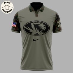 Alternative view of NCAA Missouri Tigers Veterans Design Polo Shirt