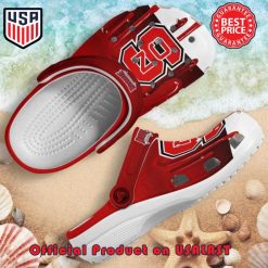 Alternative view of NCAA NC State Wolfpack Melting Paint Crocs