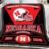 NCAA Nebraska Cornhuskers EST 1890 Fleece Blanket