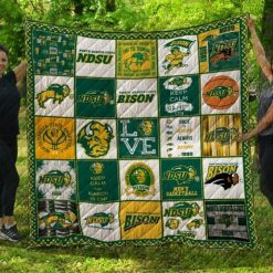 NCAA North Texas Mean Green Collection Love Quilt Blanket