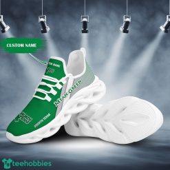 Alternative view of NCAA North Texas Mean Green Custom Name Green Grey Max Soul Shoes