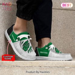 Alternative view of NCAA North Texas Mean Green Custom Name Hey Dude Shoes