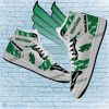 NCAA North Texas Mean Green Custom Name Logo Air Jordan 1 High Sneakers