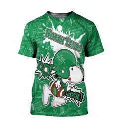 NCAA North Texas Mean Green Snoopy Peanut T-Shirt