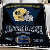 NCAA Notre Dame Fighting Irish EST 1887 Fleece Blanket