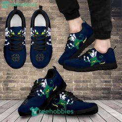 Alternative view of NCAA Notre Dame Fighting Irish Mascot Blue Running Shoes