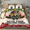 NCAA Notre Dame Fighting Irish Merry Christmas Bedding Set