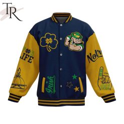 Alternative view of NCAA Notre Dame Fighting Irish Play Like A Champion Baseball Jacket