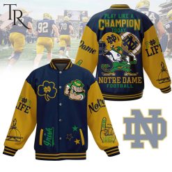 NCAA Notre Dame Fighting Irish Play Like A Champion Baseball Jacket
