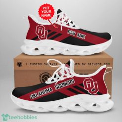 NCAA Oklahoma Sooners Custom Name Red Black Max Soul Shoes