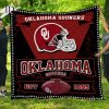 NCAA Oklahoma Sooners EST 1895 Quilt Blanket