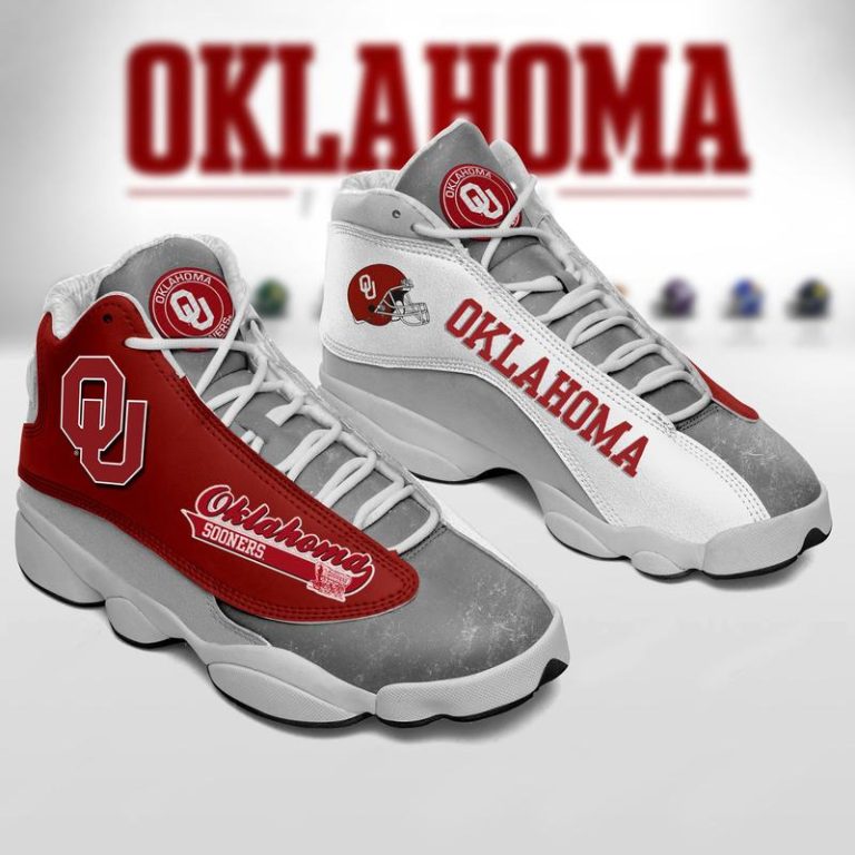 NCAA Oklahoma Sooners New Style Air Jordan 13 Shoes
