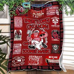 Alternative view of NCAA Oklahoma Sooners There’s Only One Sooner Magic Fleece Blanket