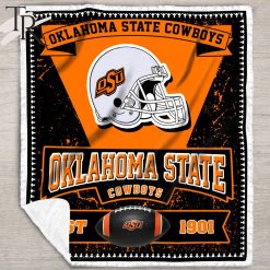 Alternative view of NCAA Oklahoma State Cowboys EST 1901 Fleece Blanket